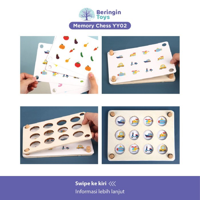 Beringin Toys Mainan Edukasi - Memory Chess/Mainan Memori/Board Game