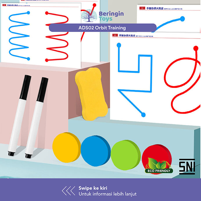 Beringin Toys Mainan Edukasi - Orbit Training / Matching Game / Mainan Anak