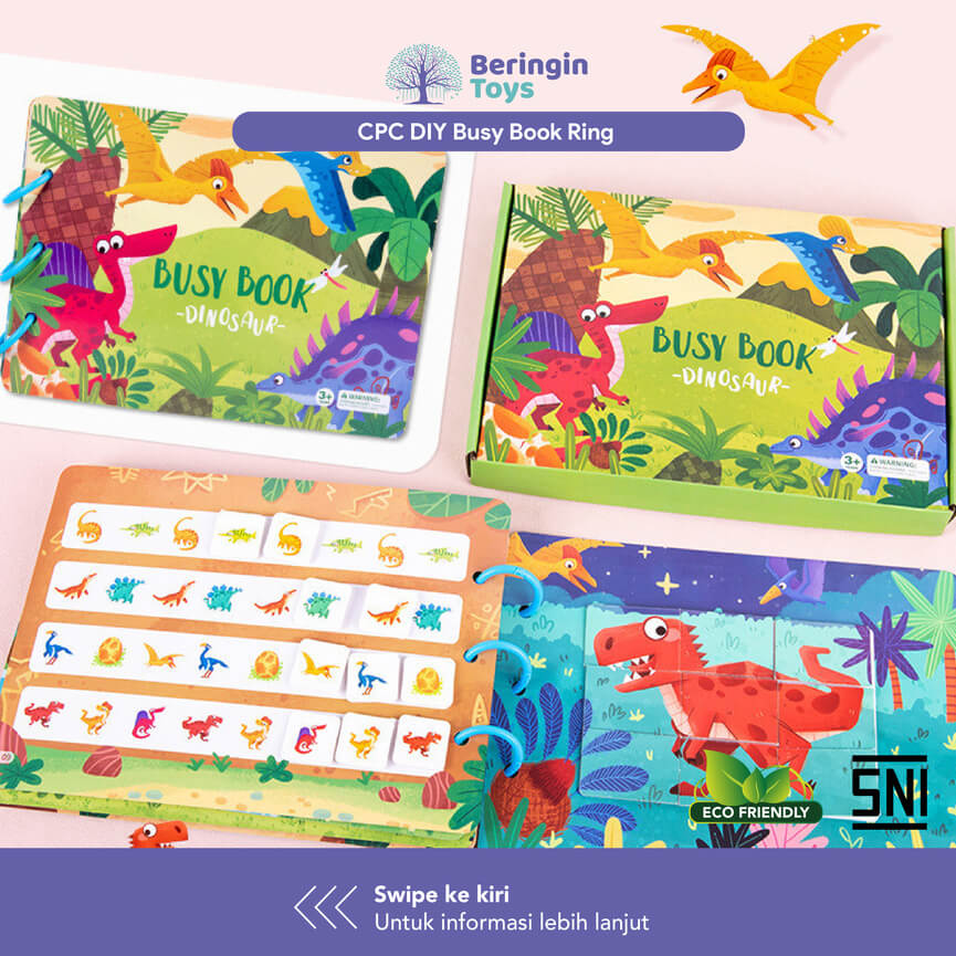 Beringin Toys Mainan Edukasi DIY Busy Book Ring Mainan Edukatif Buku