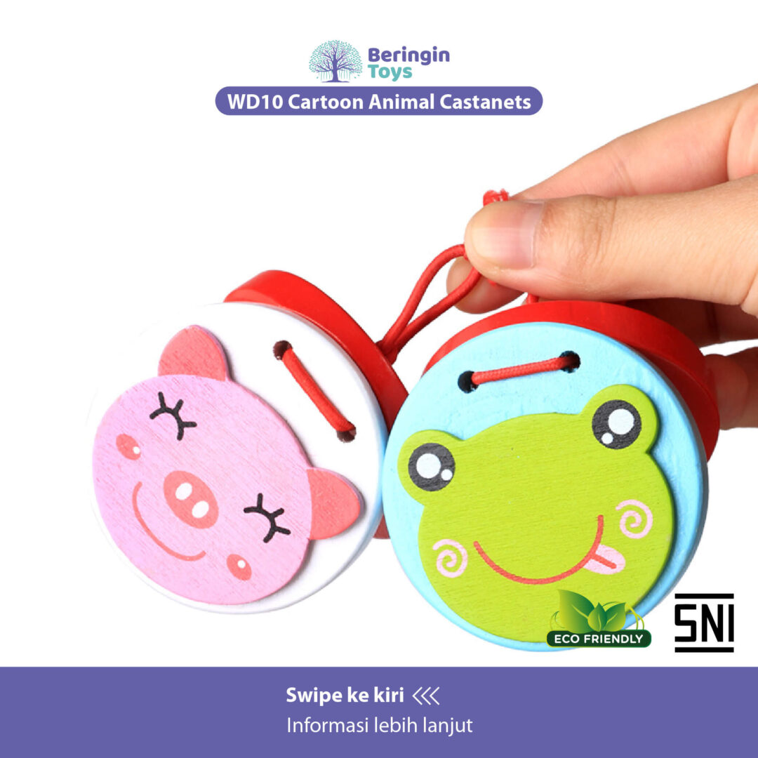 Beringin Toys Clapper Hewan / Mainan Edukasi Anak / Mainan Musik - Gambar 3