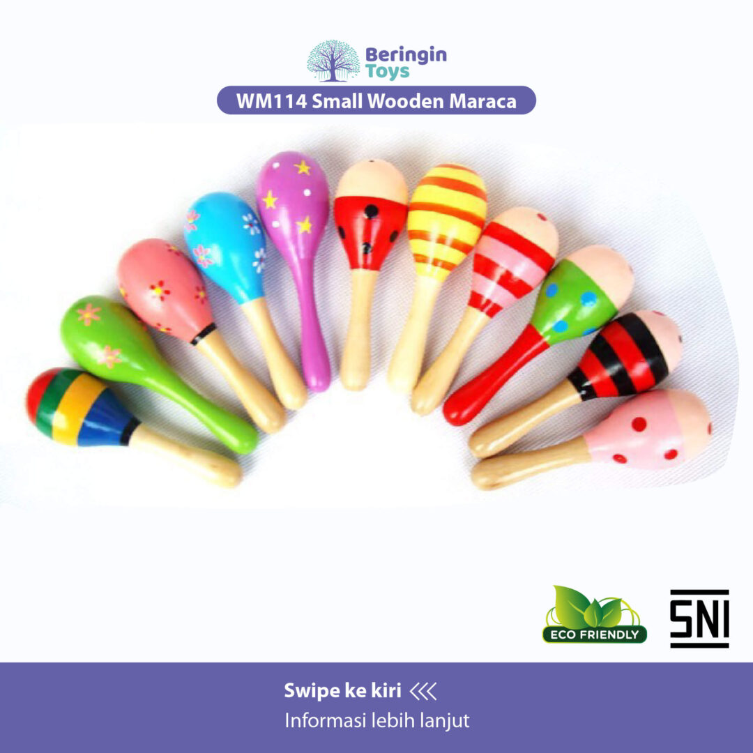 Beringin Toys Baby / Mainan Kerincingan Bayi / Rattle Kayu / Mainan Anak