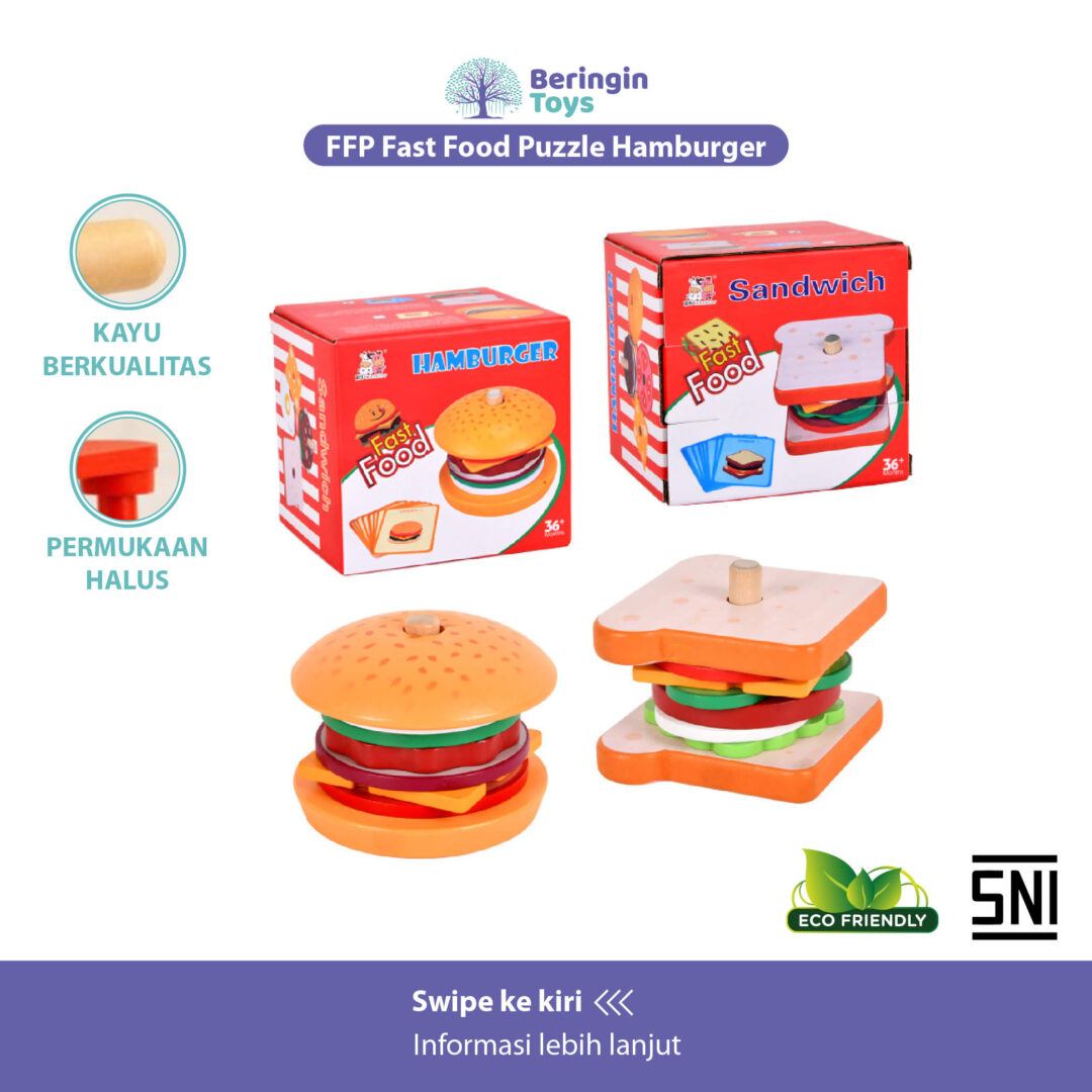 Beringin Toys FFP Fast Food Puzzle - Gambar 7