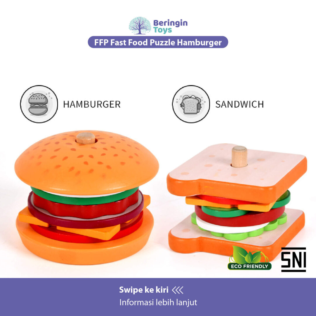 Beringin Toys FFP Fast Food Puzzle