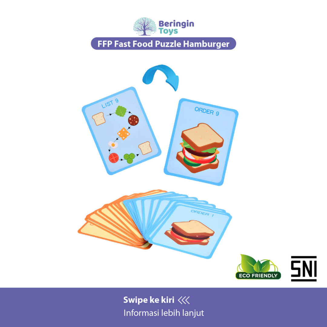 Beringin Toys FFP Fast Food Puzzle - Gambar 3