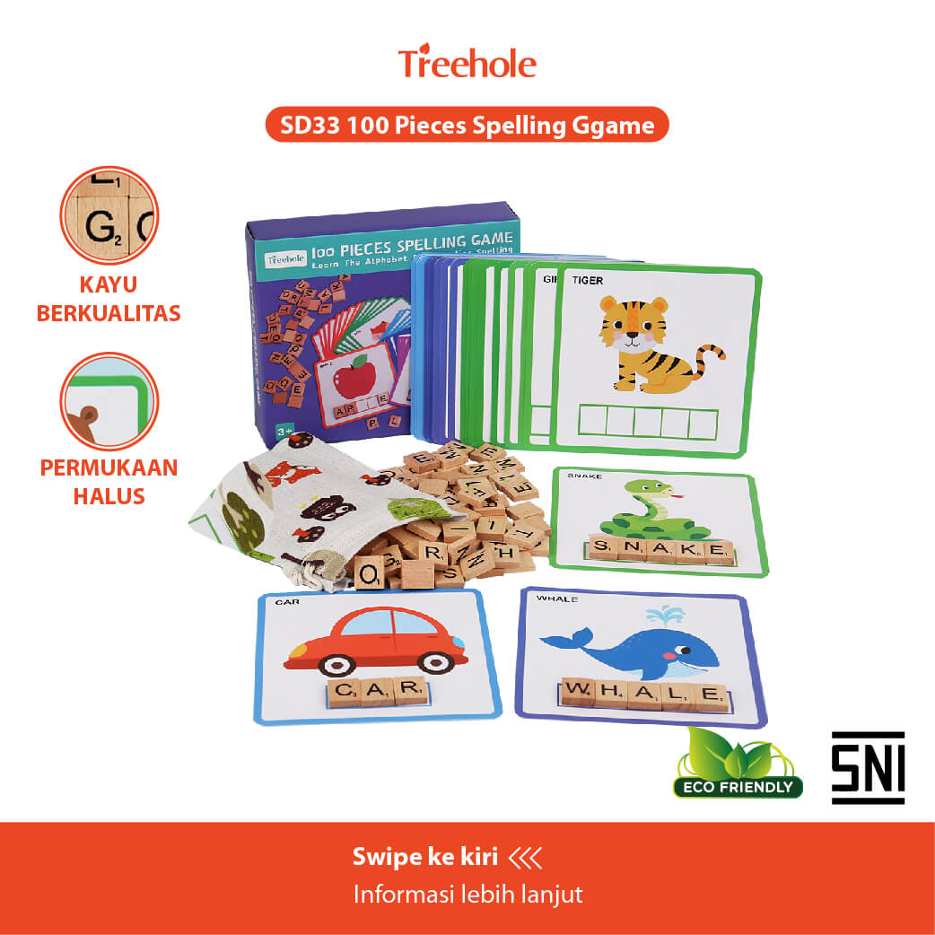 Beringin Toys Mainan Edukasi - Matching Game / Puzzle Kayu / Montessori